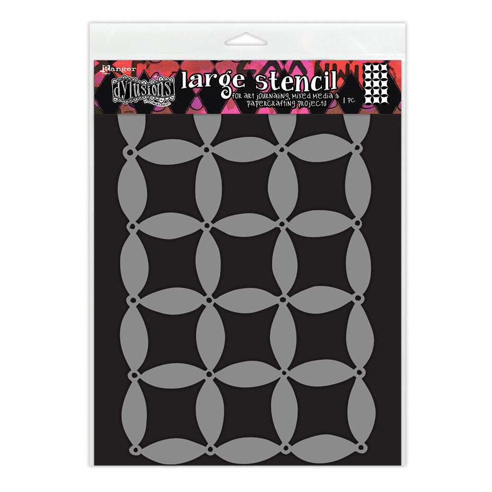 Ranger Dyan Reaveley Outer Peace Large Stencil Dylusions dys95002