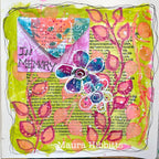 Ranger Dylusions 8x8 Creative Journal Dyan Reaveley DYJ38429 In Memory Journal Page | color-code:ALT01