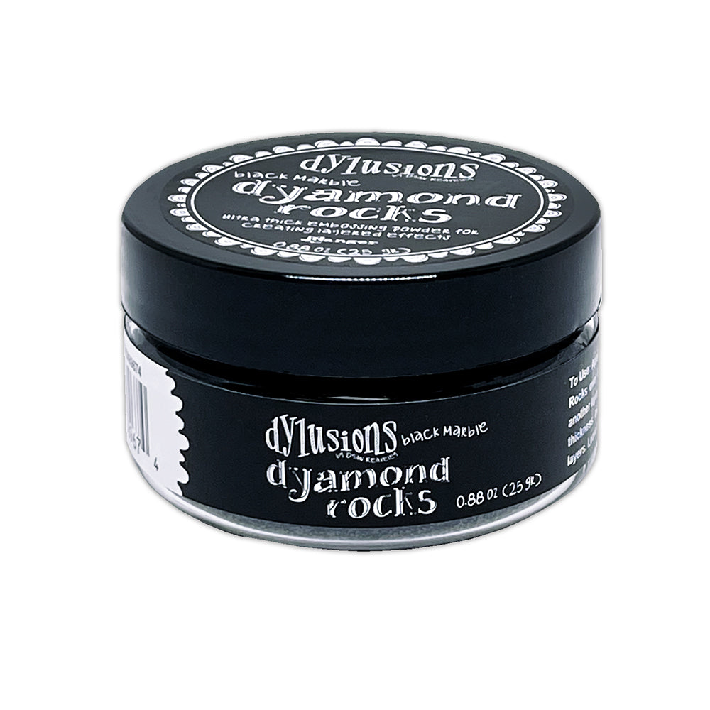 Ranger Dylusions Black Marble Dyamond Rocks Embossing Powder dym89674