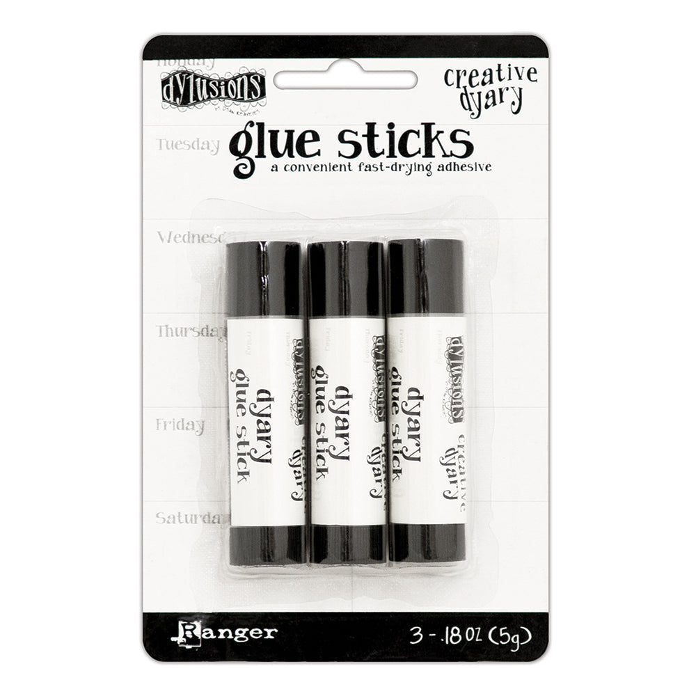 Ranger Dylusions Creative Dyary Glue Sticks Dyan Reaveley 3 Pack dye58601