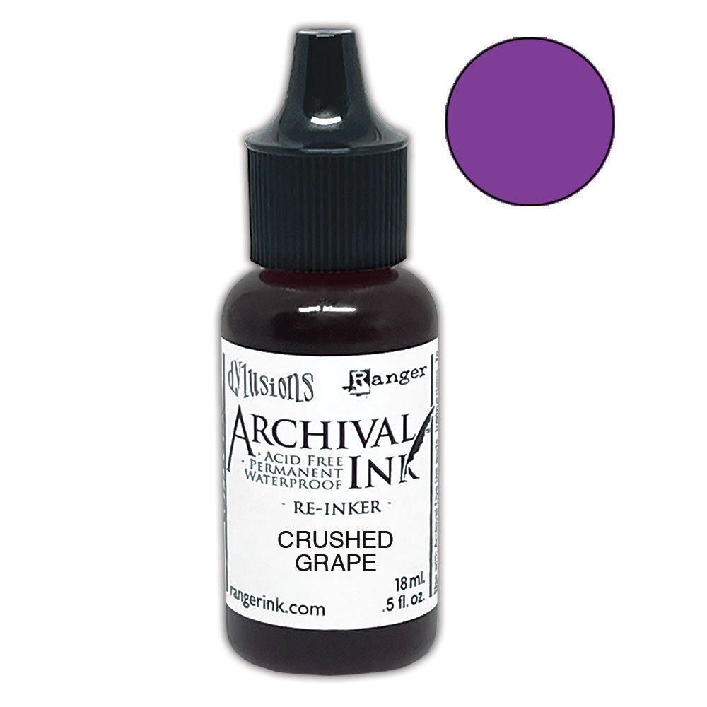 Ranger Dylusions Crushed Grape Archival Reinker Dyan Reaveley ard92131