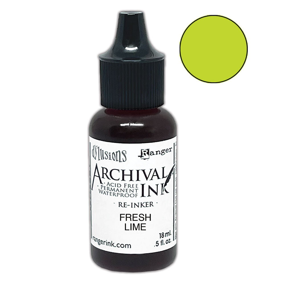 Ranger Dylusions Fresh Lime Archival Reinker Dyan Reaveley ard92155