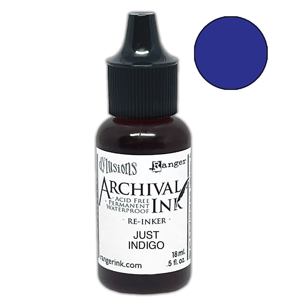 Ranger Dylusions Just Indigo Archival Reinker Dyan Reaveley ard92179