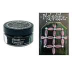 Ranger Dylusions Malachite Dyamond Rocks Embossing Powder dym89766 Jar and Swatch