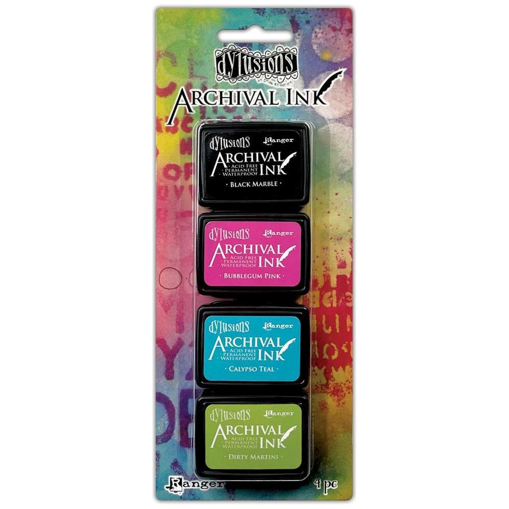Ranger Dylusions Mini Archival Ink Pads Kit 1 Dyan Reaveley amdk85218