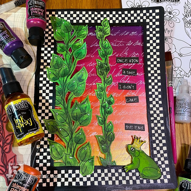 Ranger Dylusions Mini Archival Ink Pads Kit 1 Dyan Reaveley amdk85218 Fairy Tale Journal Page | color-code:ALT02
