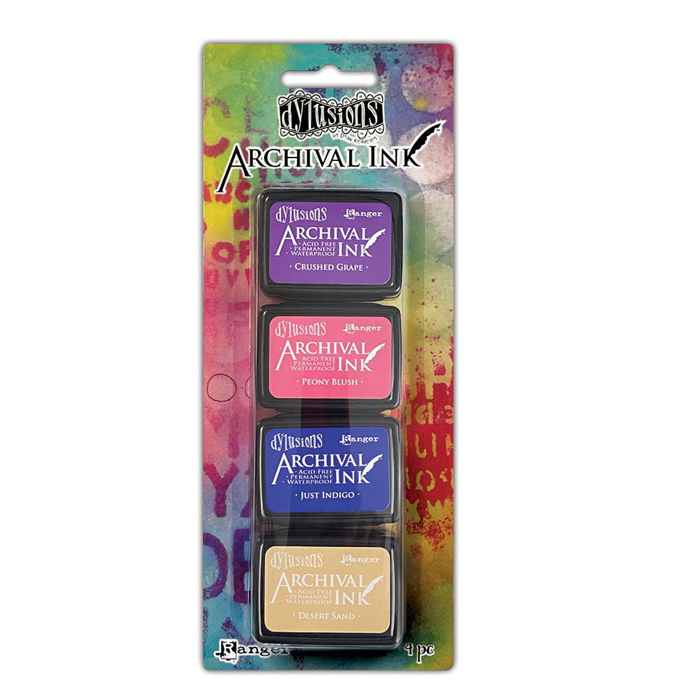 Ranger Dylusions Mini Archival Ink Pads Kit 6 Dyan Reaveley amdk88486
