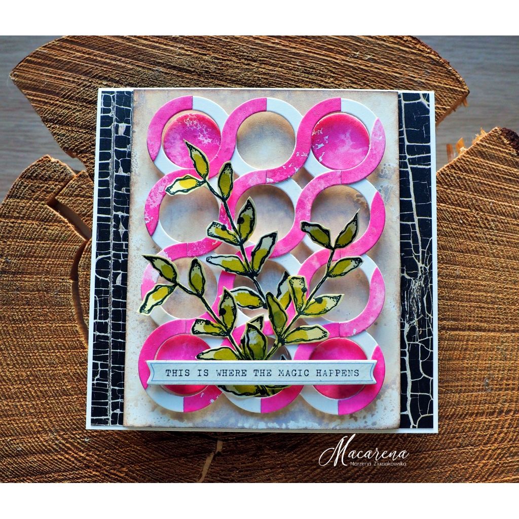 Ranger Dylusions Mini Archival Ink Pads Kit 6 Dyan Reaveley amdk88486 Geometric Card | color-code:ALT02
