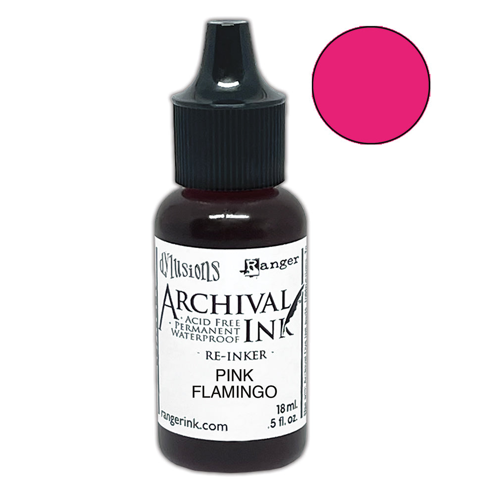 Ranger Dylusions Mini Archival Ink Pads Kit 7 And Reinkers Bundle Dyan Reaveley ARD92223