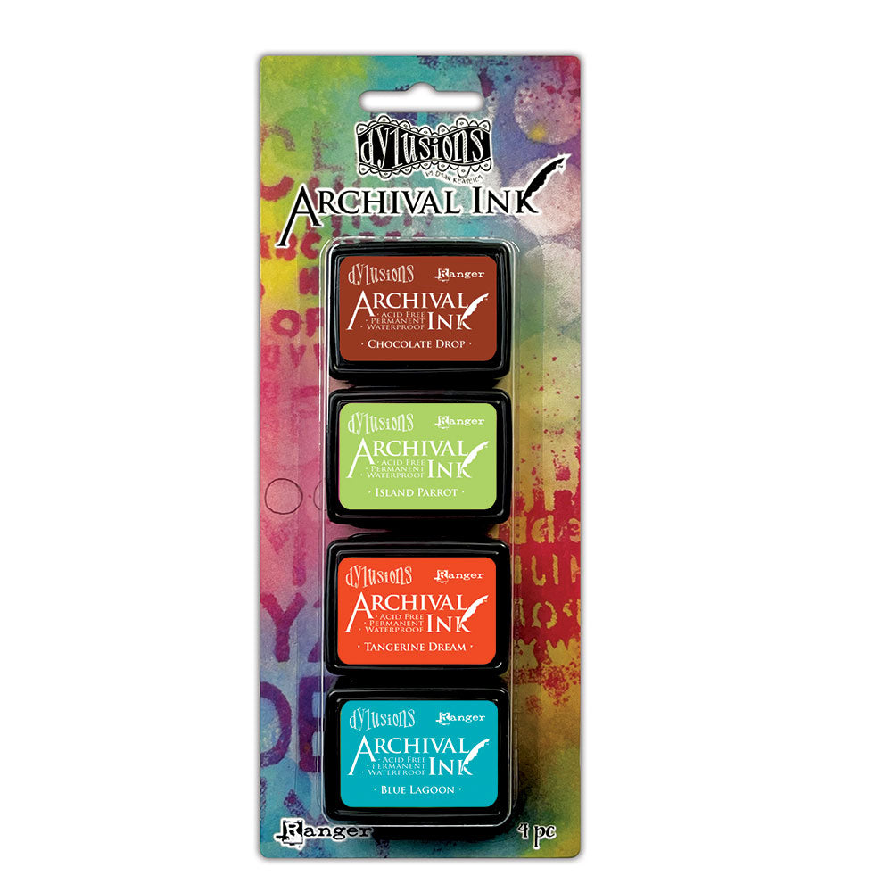 Ranger Dylusions Mini Archival Ink Pads Kits 7 And 8 Bundle Dyan Reaveley AMDK88509
