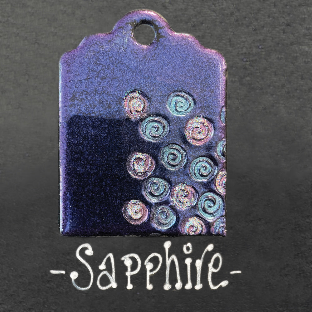 Ranger Dylusions Sapphire Dyamond Rocks Embossing Powder dym89773 Swatch Piece