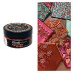 Ranger Dylusions Squeezed Orange Dyamond Rocks Embossing Powder dym83757 Swatch