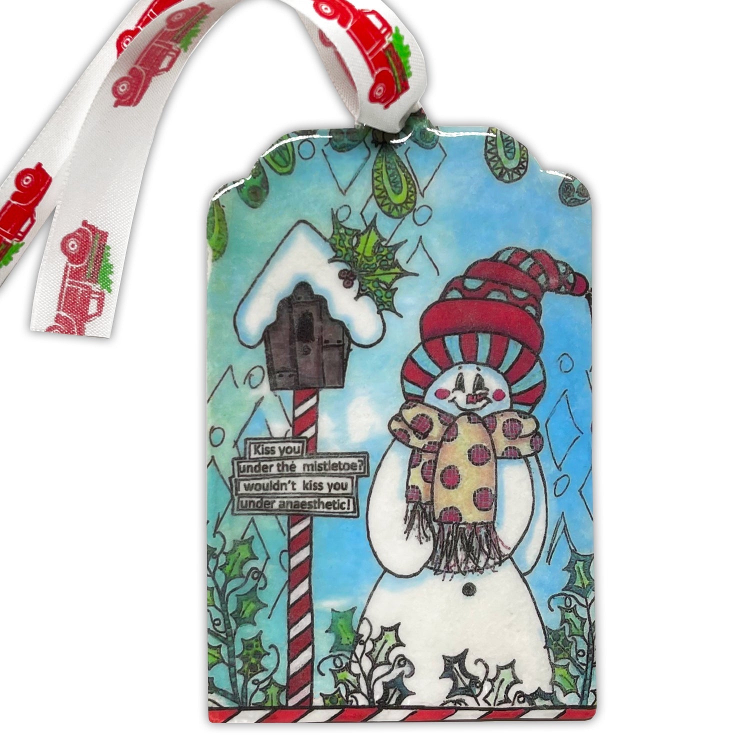 Ranger Dylusions Tags Dyamond Boards dym86857 Holiday Ornament | color-code:ALT01
