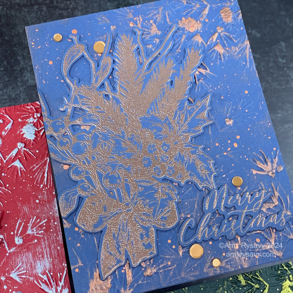 Ranger Embossing Powder Copper EPJ37378 Metallic Christmas Card | color-code:ALT02