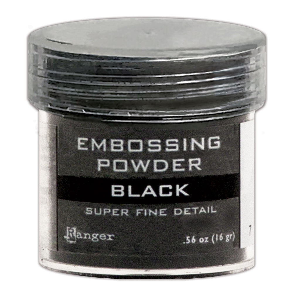 Ranger Embossing Powder Super Fine Black Detail EPJ37392