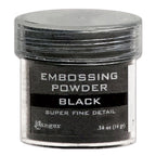 Ranger Embossing Powder Super Fine Black Detail EPJ37392