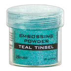 Ranger Embossing Powder Tinsel Bundle Of 4 EPJ64589 Teal Tinsel Close Up