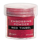 Ranger Embossing Powder Tinsel Bundle Of 8 EPJ41061 Red Tinsel Jar