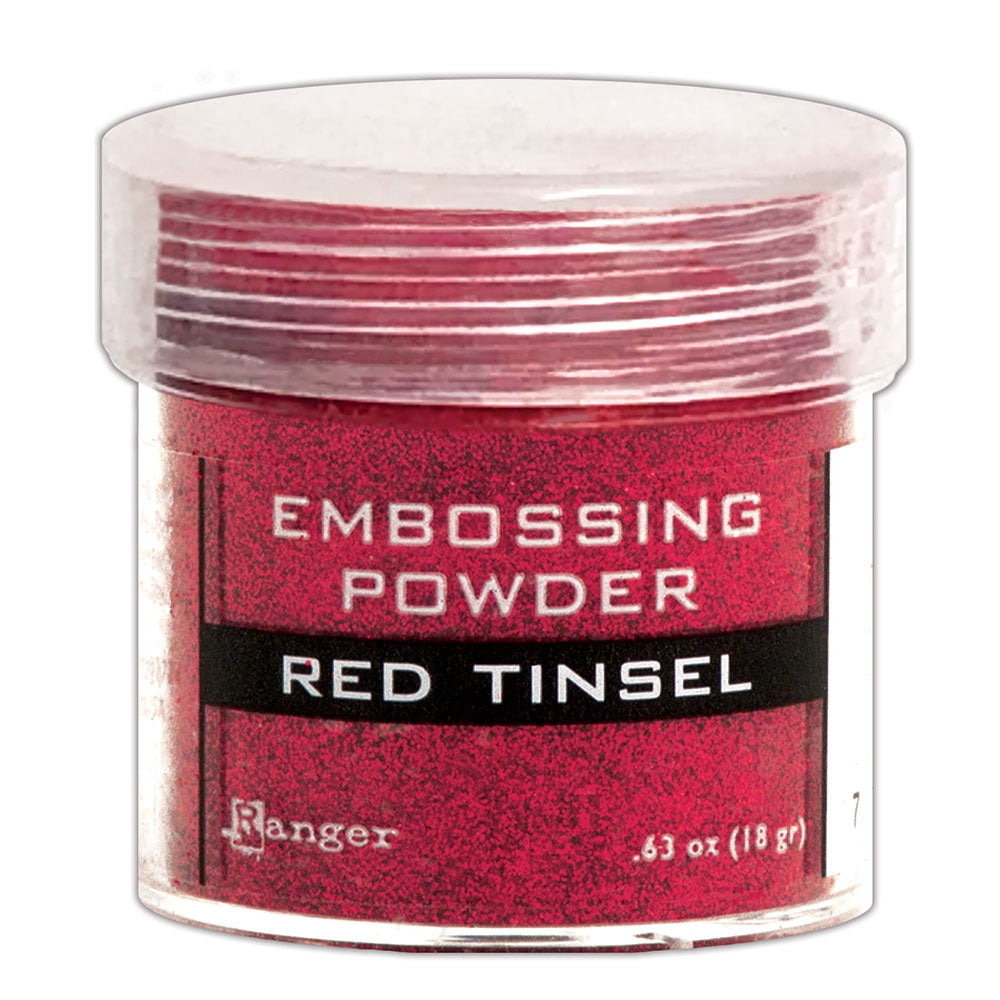 Ranger Embossing Powder Tinsel Bundle Of 8 EPJ41061 Red Tinsel Jar