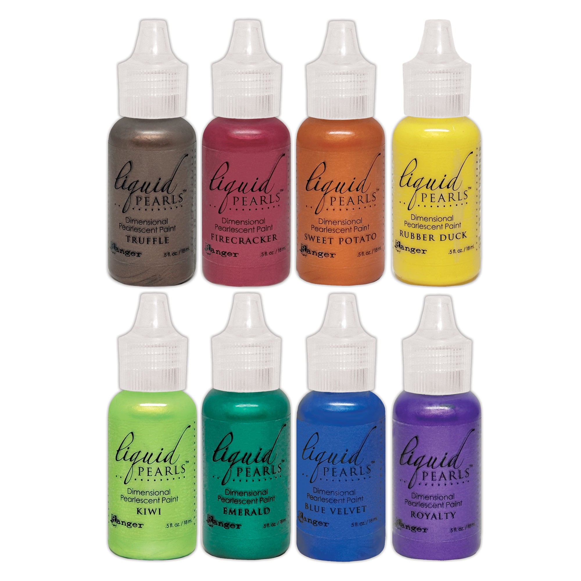 Ranger Liquid Pearls Pearlescent Paint Bundle Of 8