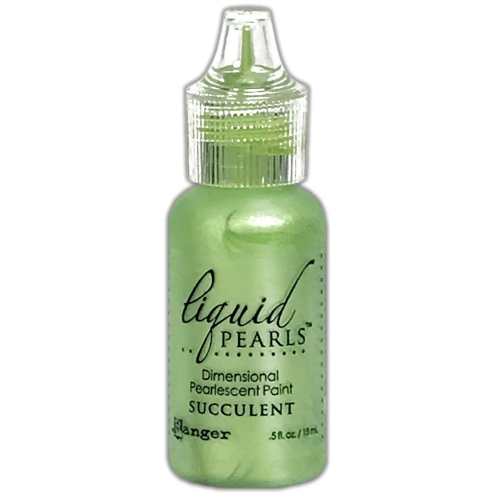 Ranger Liquid Pearls Pearlescent Paint Holiday Favorites Bundle Succulent