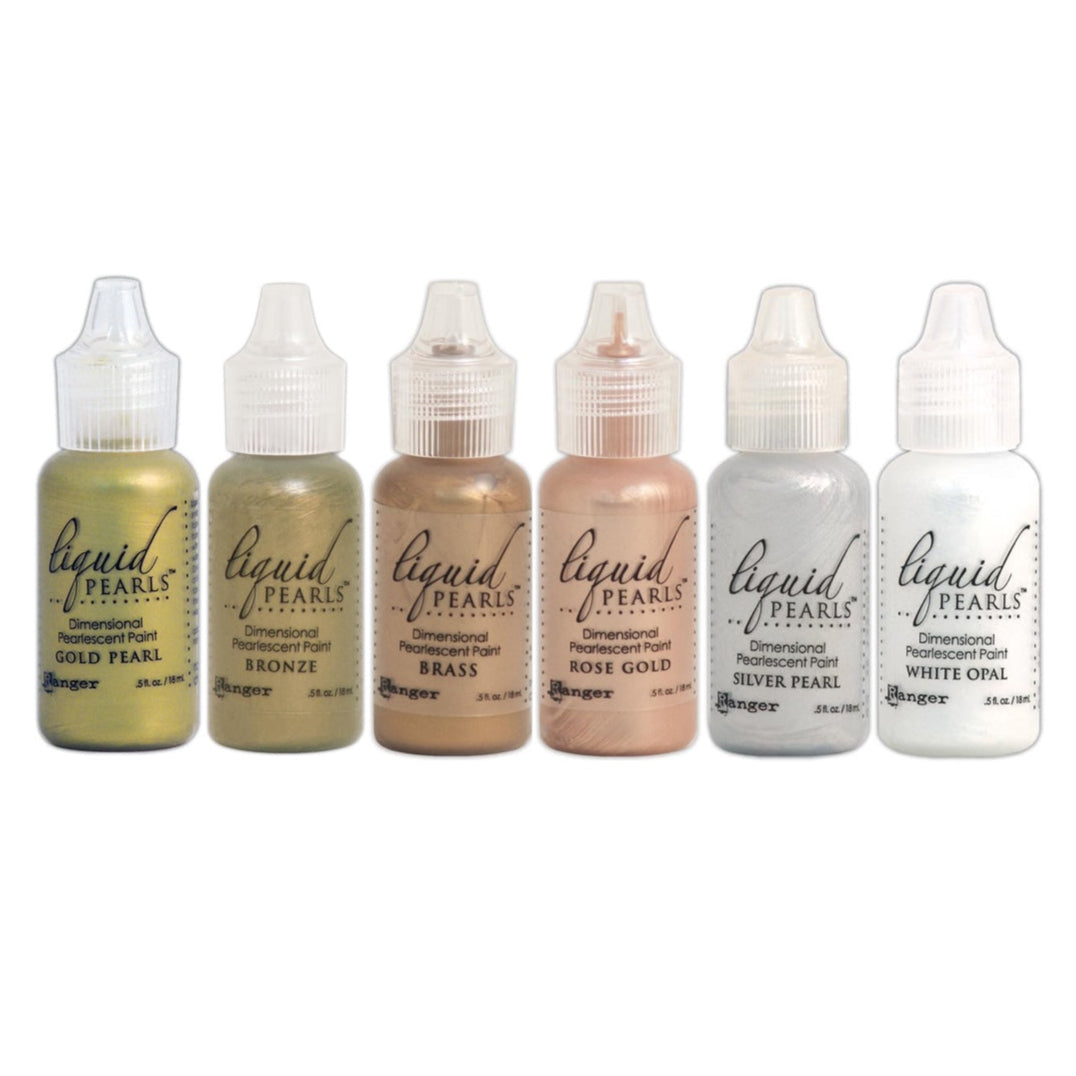 Ranger Liquid Pearls Pearlescent Paint Metallic Favorites Bundle