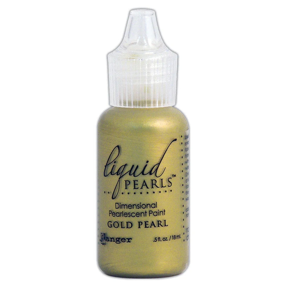 Ranger Liquid Pearls Pearlescent Paint Metallic Favorites Bundle Gold Pearl