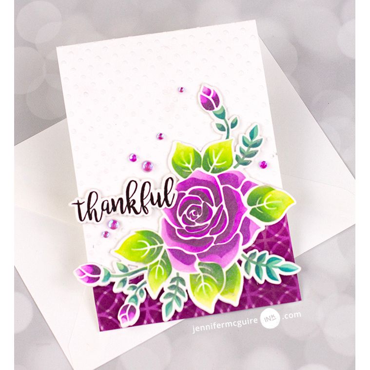 Ranger Perfect Pearl Powder PPP17714 Thankful Rose Card | color-code:ALTJM96
