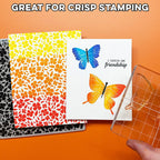 Ranger Simon Hurley 10 Stark White Side Folding Card Bases hua88073 Great For Crisp Stamping