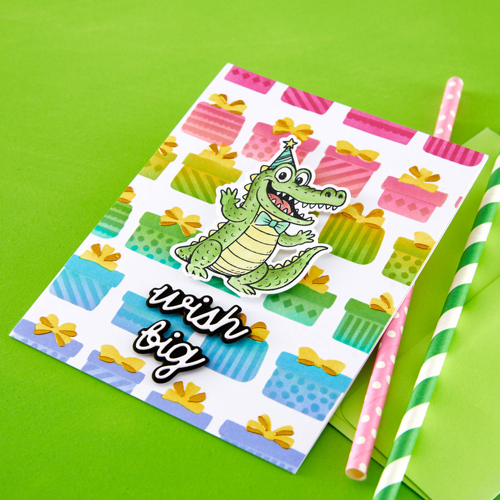 Ranger Simon Hurley 12 Stellar Ink Pads Bundle 3 Wish Big Alligator Card