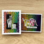 Ranger Simon Hurley Animal Prints 6 x 6 Stencils hus91707 Jungle Card
