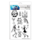 Ranger Simon Hurley Bad To The Bone Clear Stamps And Dies Bundle HUR94166 Stamp Set Alone