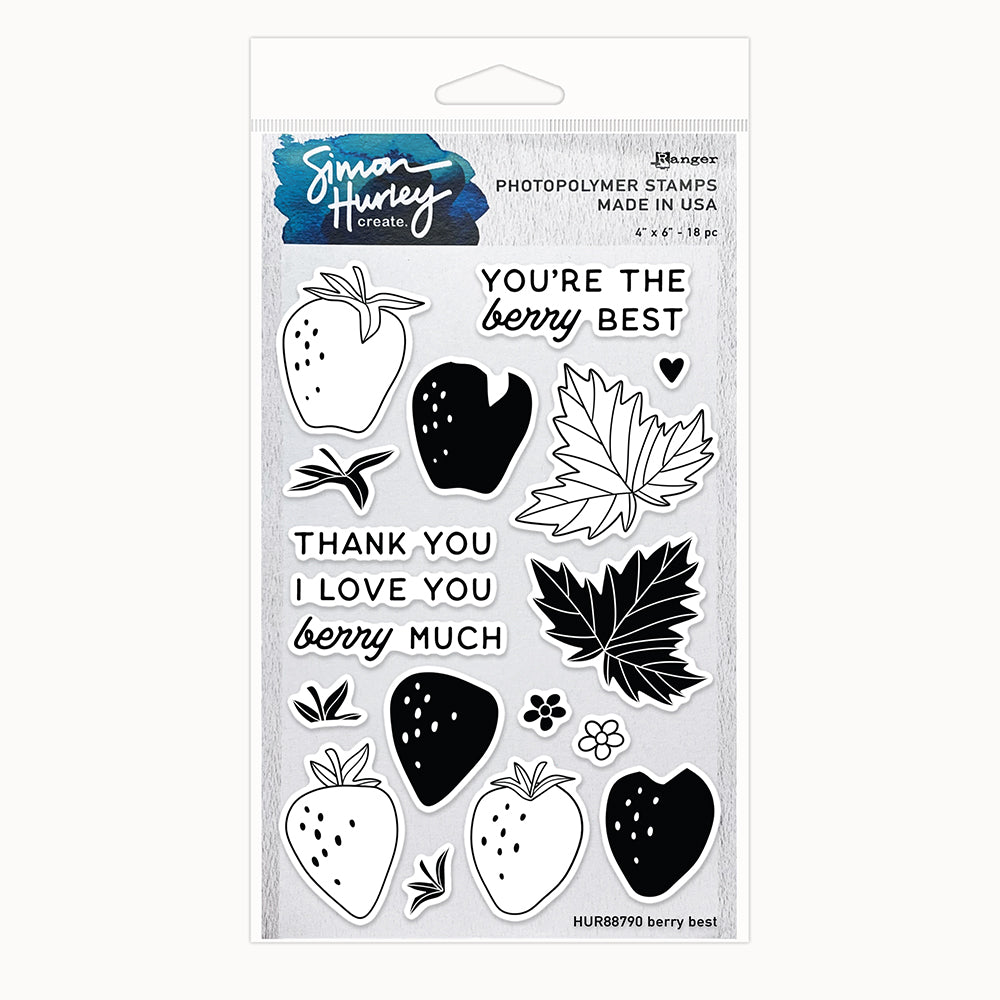 Ranger Simon Hurley Berry Best Clear Stamps hur88790