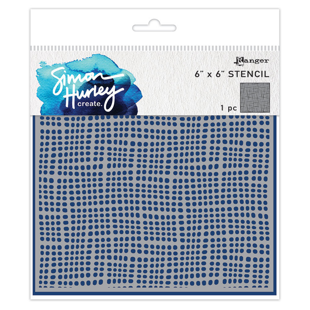 Ranger Simon Hurley Bubbly 6 x 6 Stencil hus92292