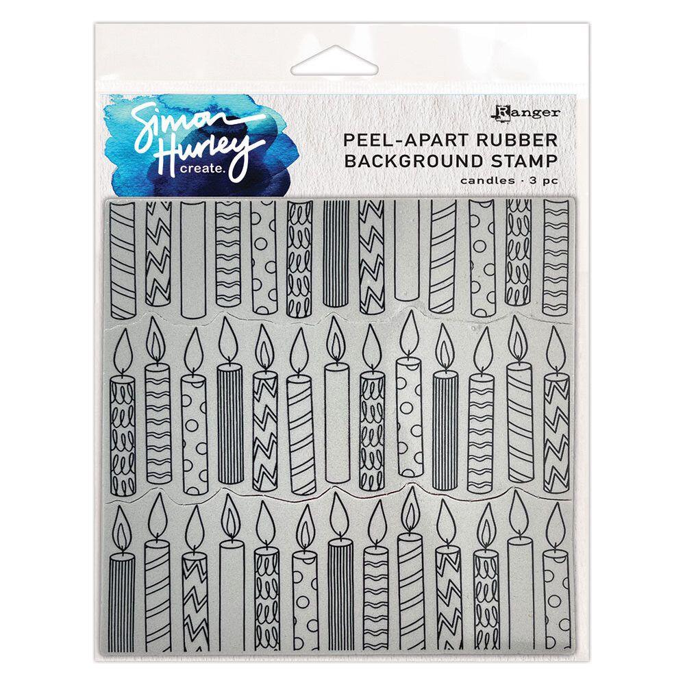 Ranger Simon Hurley Candles Background Stamp hur80619