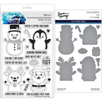 Ranger Simon Hurley Christmas Hugs Clear Stamps And Dies Bundle