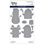 Ranger Simon Hurley Christmas Hugs Clear Stamps And Dies Bundle s7281