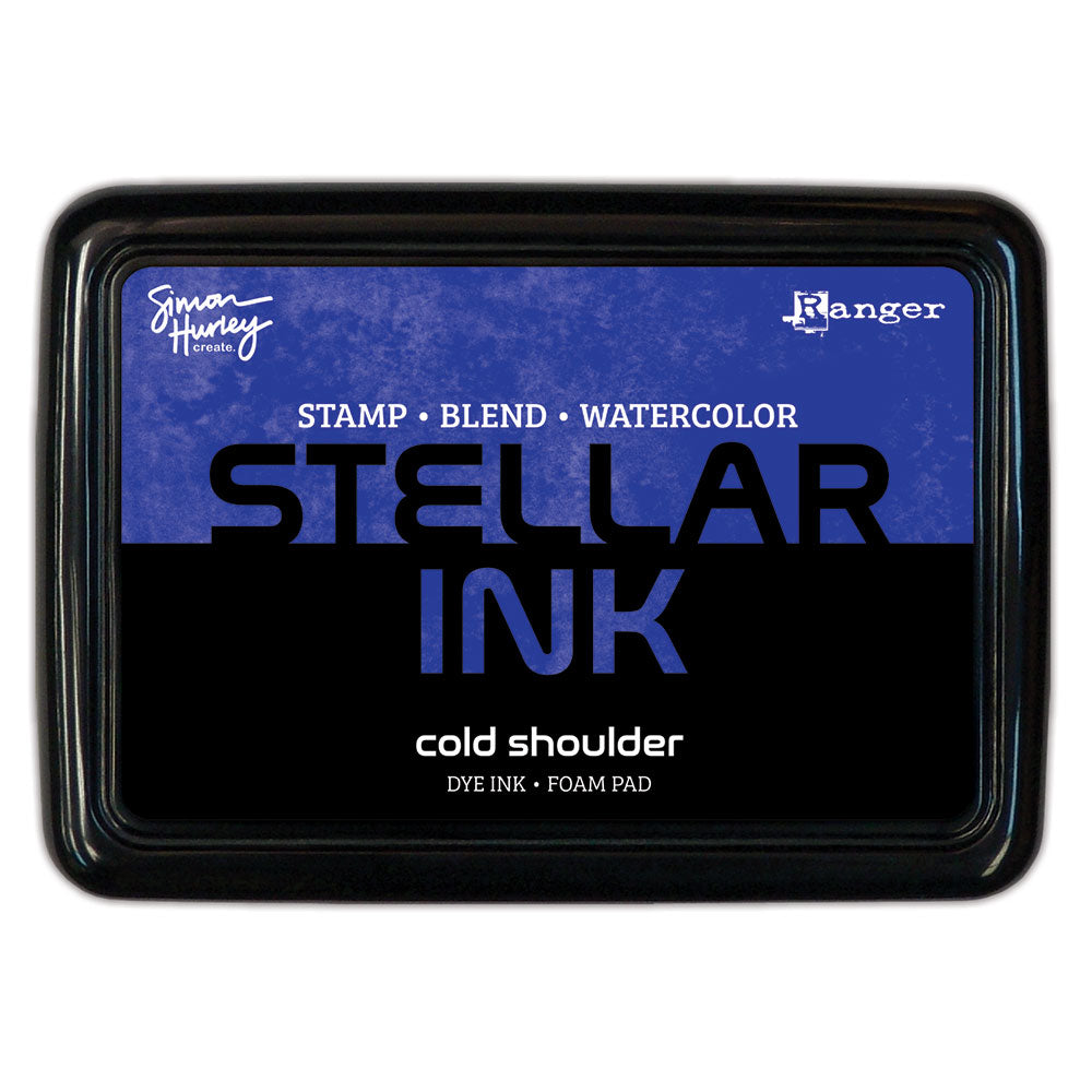 Ranger Simon Hurley Cold Shoulder Stellar Ink Pad And Reinker Bundle HUF89476 ink pad