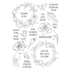Ranger Simon Hurley Everyday Wreaths Clear Stamps And Dies Bundle Stamp out of pack