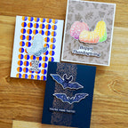 Ranger Simon Hurley Fall Sampler Clear Stamps hur84815 trio of cards