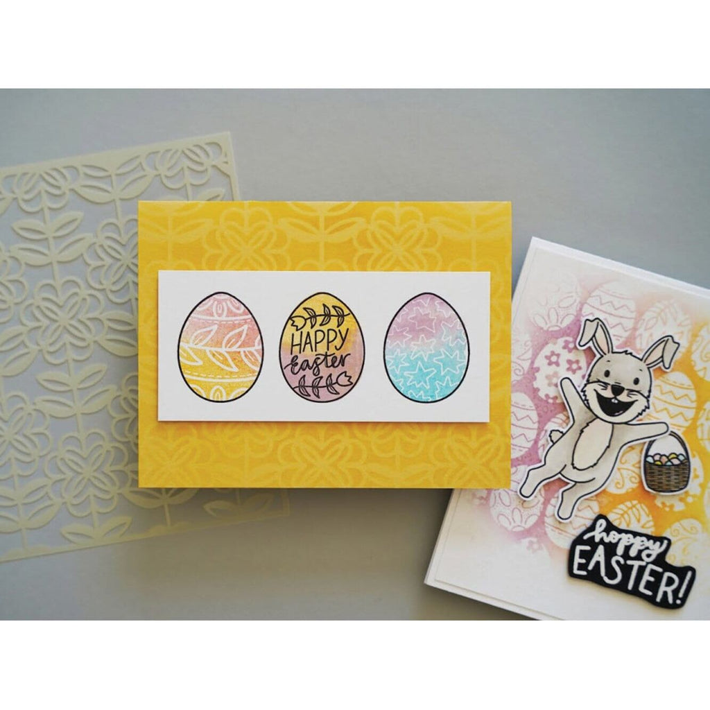 Ranger Simon Hurley Flower Power 6 x 6 Stencil hus75493 Easter Card