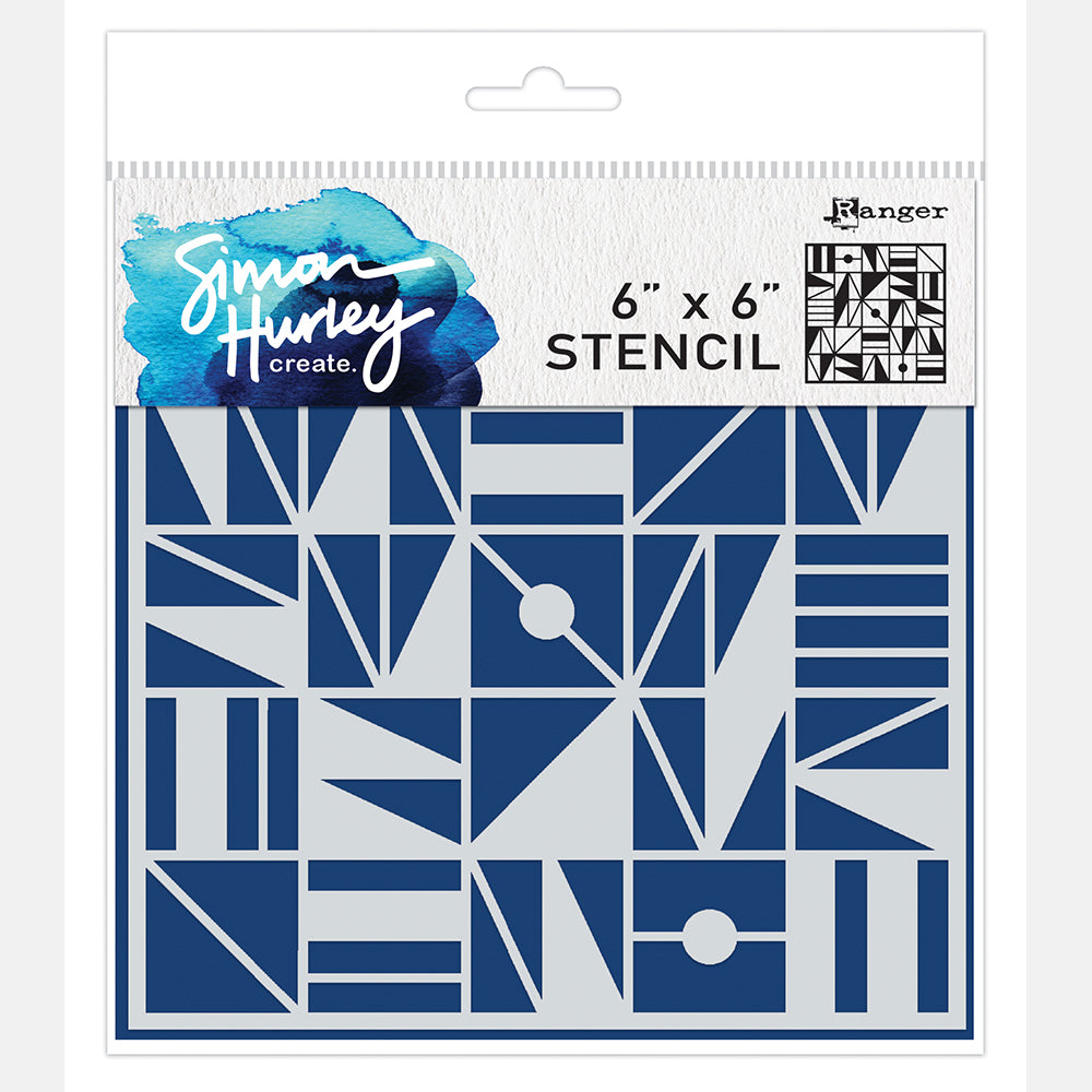 Ranger Simon Hurley Geometry 6 x 6 Stencil hus77930
