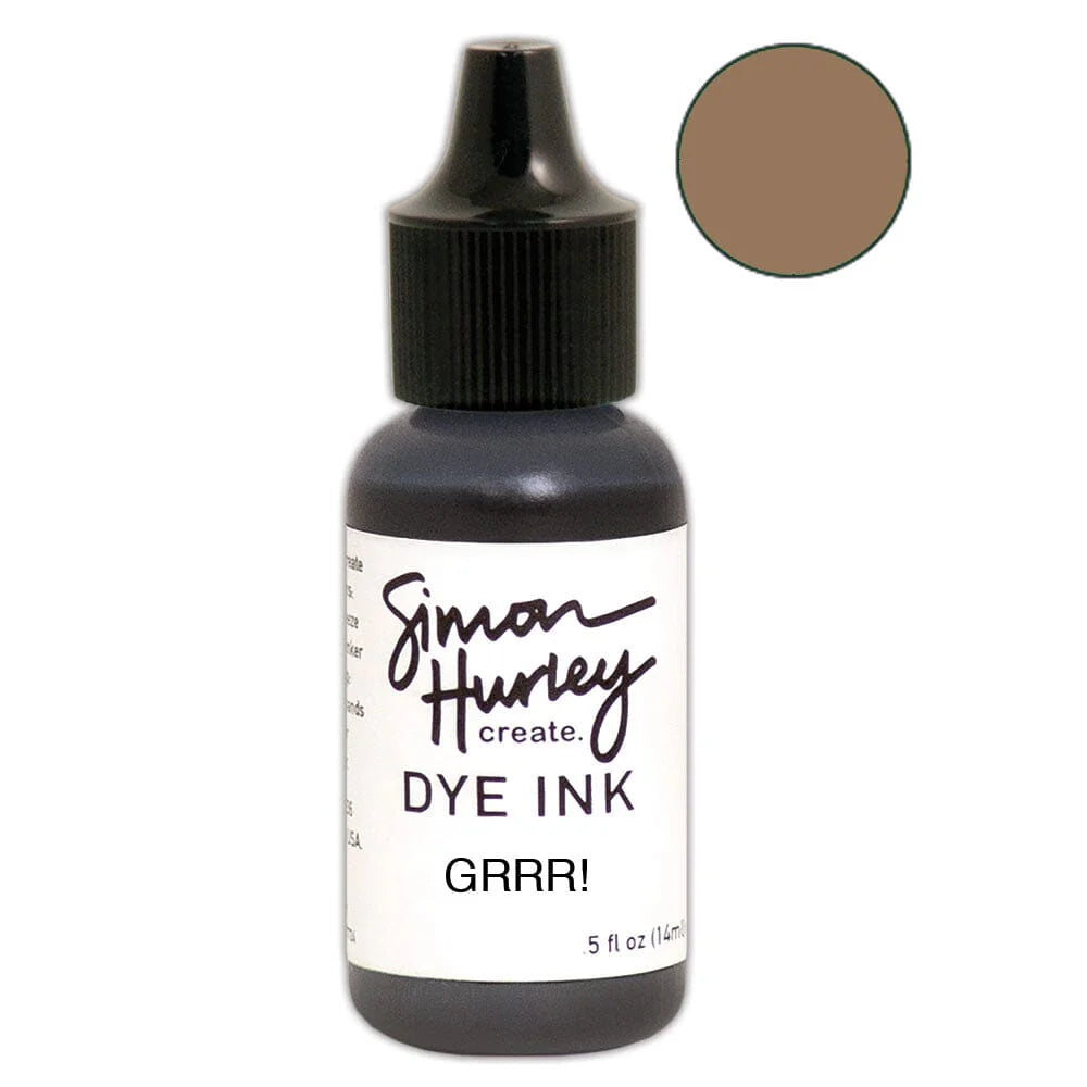 Ranger Simon Hurley Grrr Dye Ink Pad And Reinker Bundle HUI67351