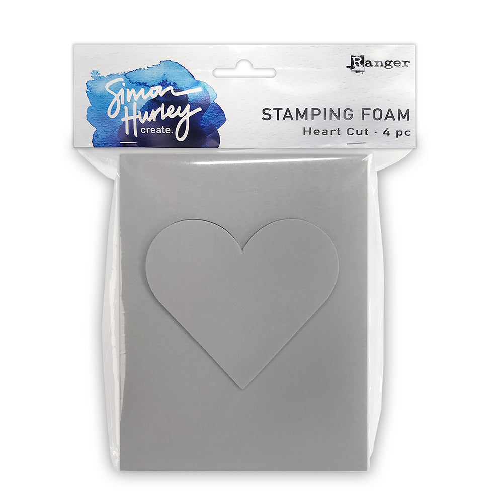 Ranger Simon Hurley Heart Cut Stamping Foam Shapes hua78449