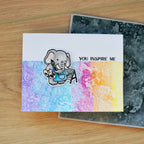 Ranger Simon Hurley Inspired Clear Stamps hur87977 You Inspire Me Elephant
