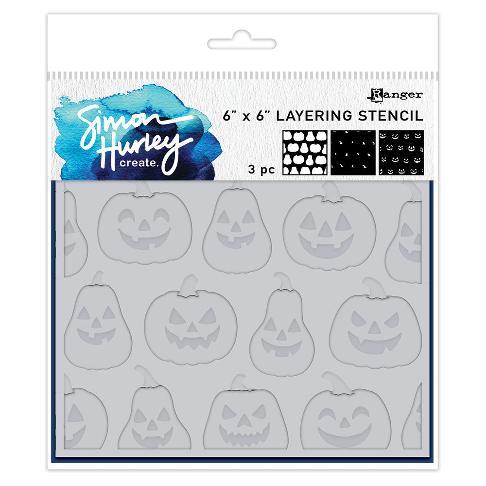 Ranger Simon Hurley Jack 'O Lanterns 6 x 6 Stencils hus94241