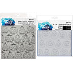 Ranger Simon Hurley Jack 'O Lanterns Cling Stamps And Stencils Bundle