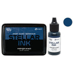 Ranger Simon Hurley Midnight Snack Stellar Ink Pad And Reinker Bundle