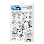 Ranger Simon Hurley Naughty Or Nice Clear Stamps And Dies Bundle HUR93893 Photopolymer Stamps Set Alone