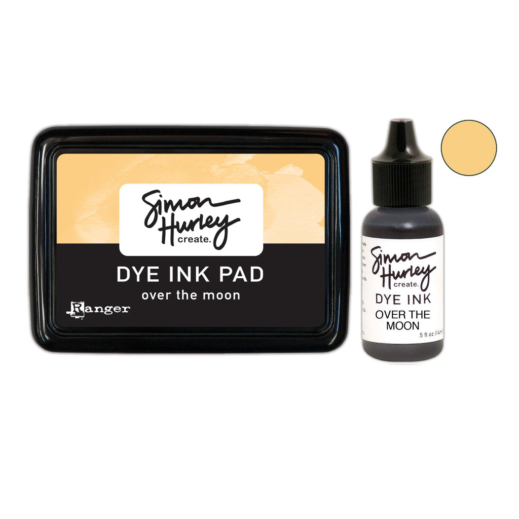 Ranger Simon Hurley Over The Moon Dye Ink Pad And Reinker Bundle